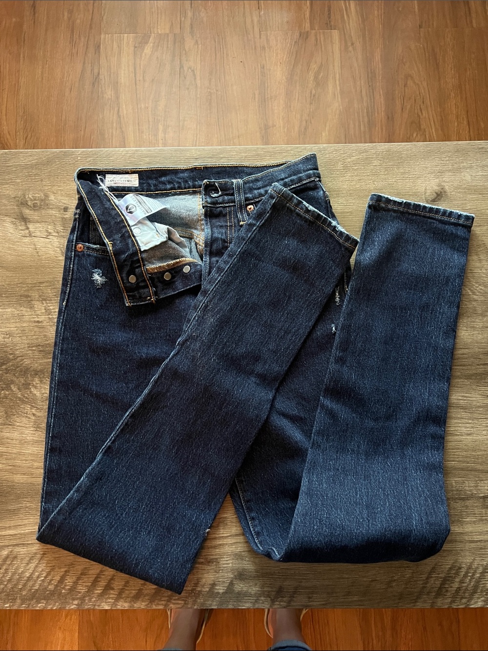 Levi's Dark Indigo Slim Straight Jeans